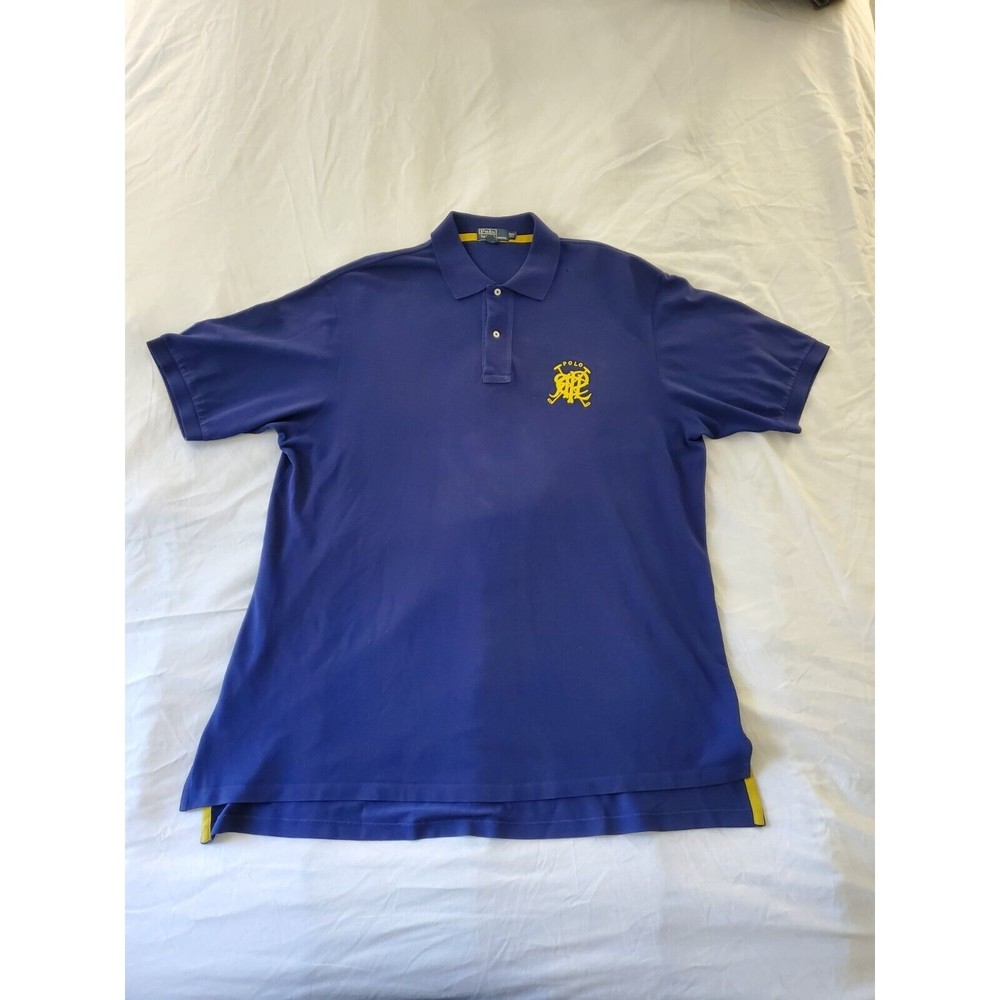 Polo Ralph Lauren Polo Shirt Mens 2XLT Big & Tall Embroidered Chest Logo READ